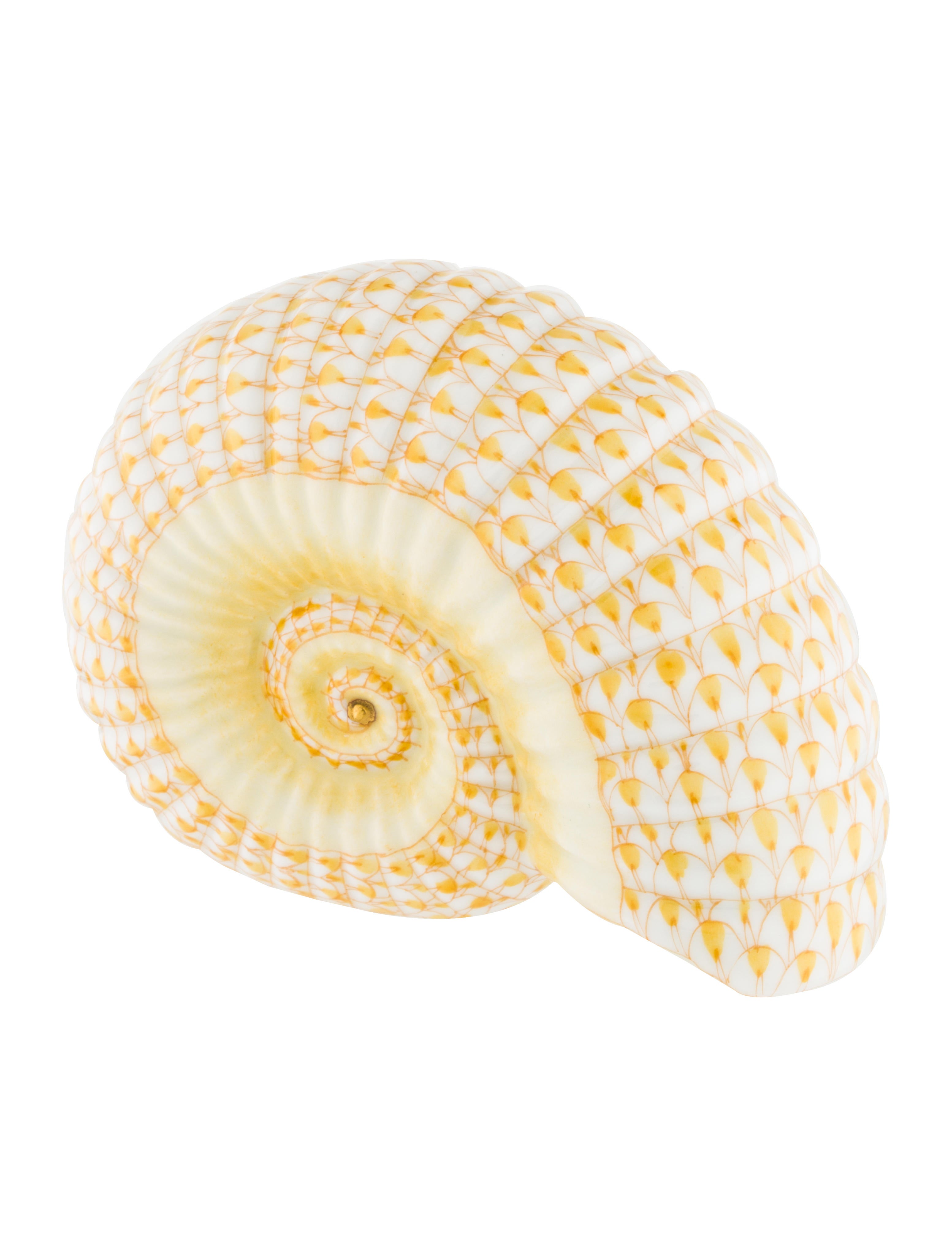 Herend Nautilus Shell Figurine