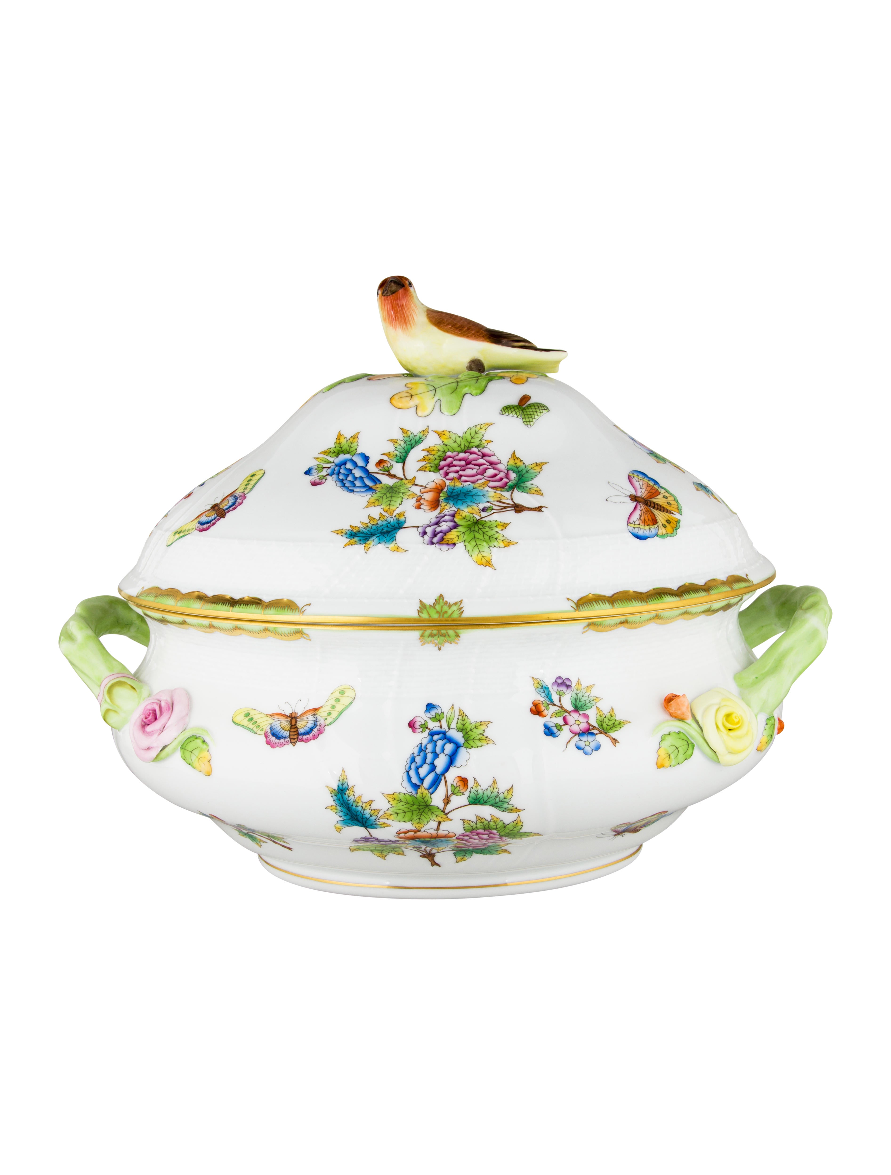Herend Queen Victoria Soup Tureen Tabletop And Kitchen HND22525 The RealReal