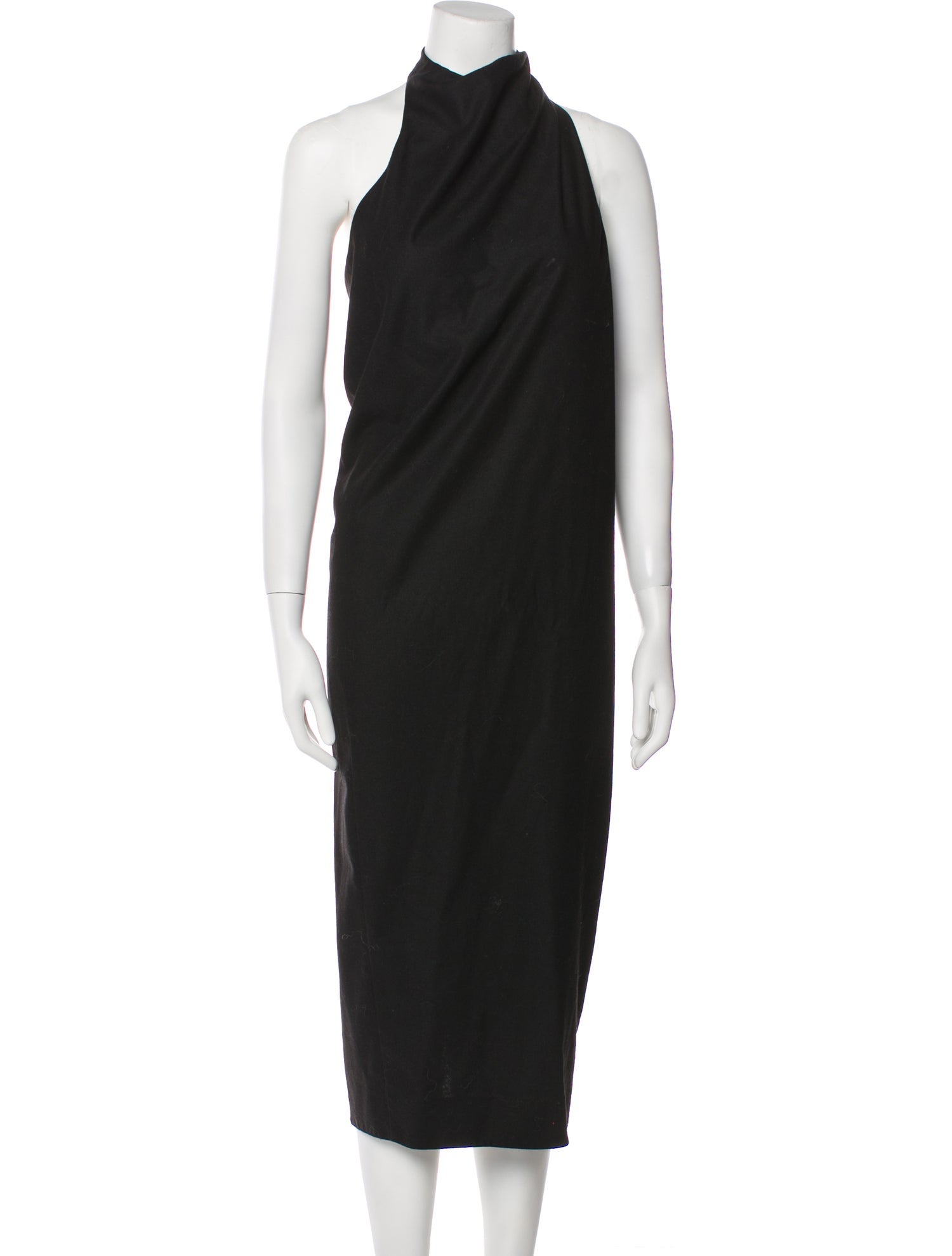 Hensely Mock Neck Midi Length Dress