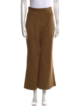 Hensely Virgin Wool Wide Leg Pants