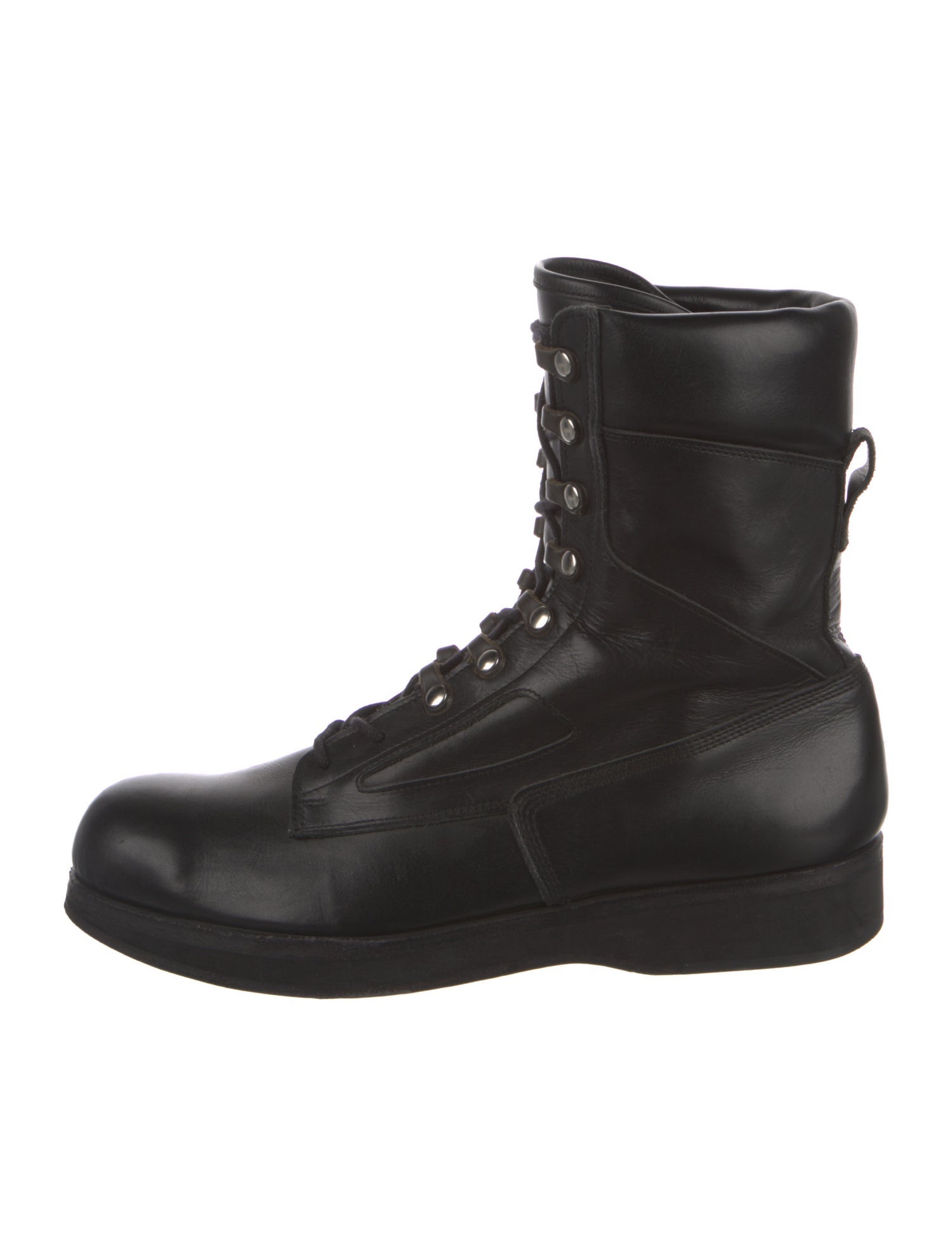 Hender Scheme Leather Combat Boots
