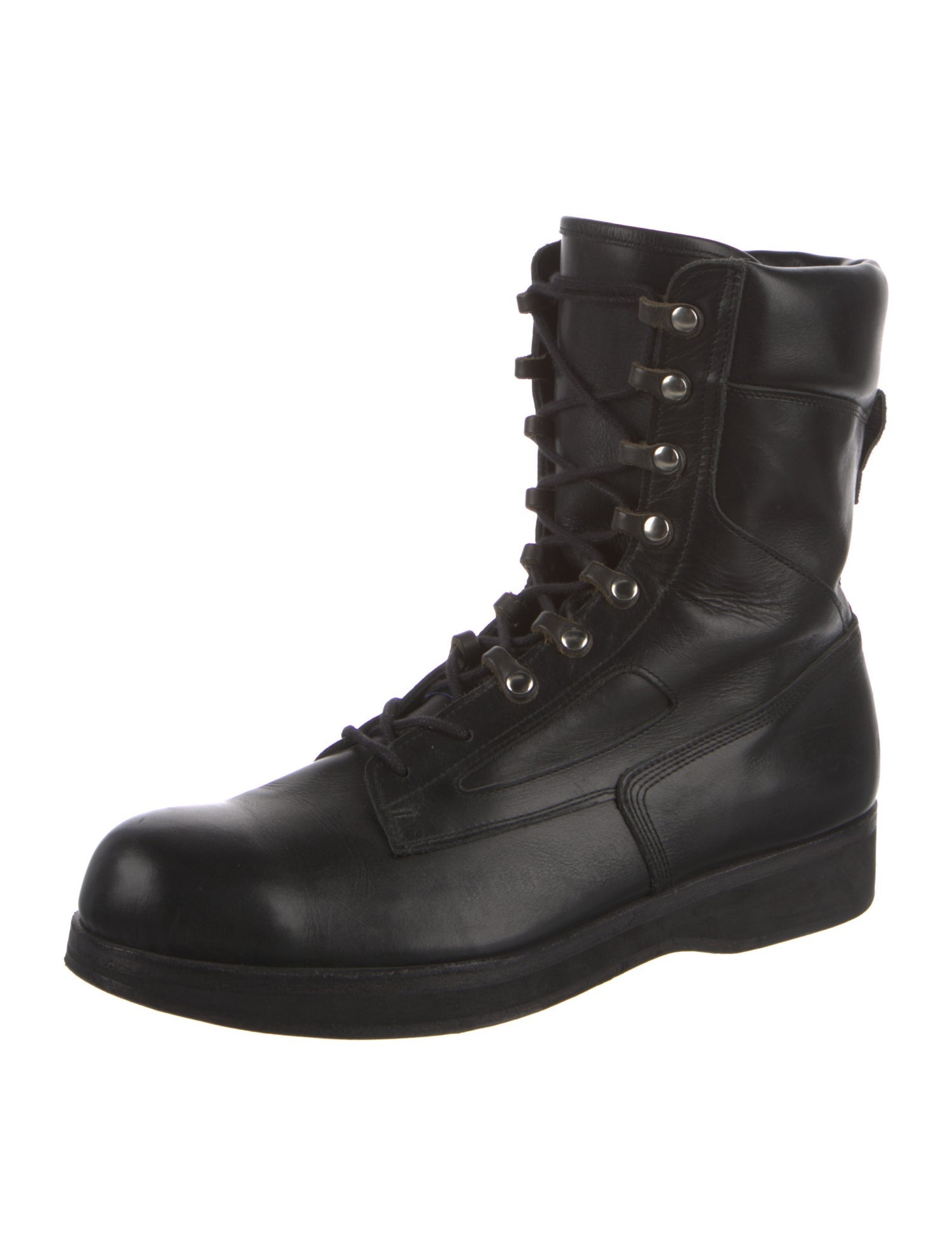 Hender Scheme Leather Combat Boots