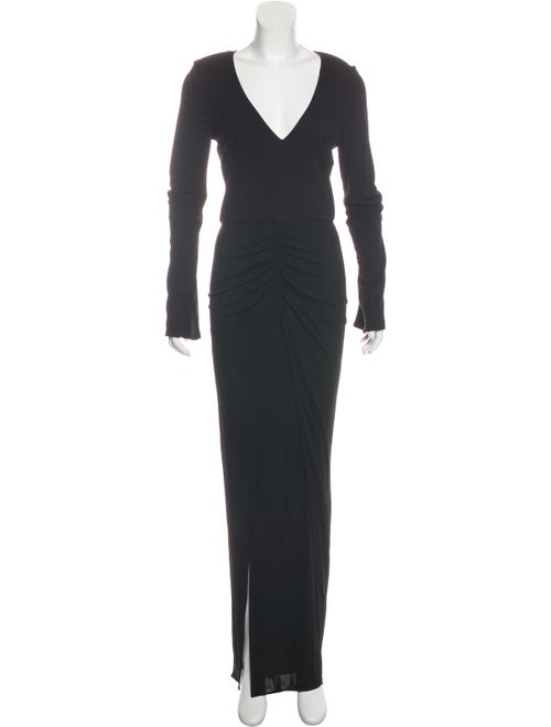 Haney Long Sleeve Maxi Dress Black