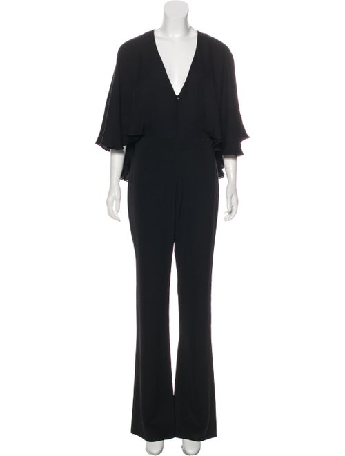 Haney Sleeveless Wide-Leg Jumpsuit Black