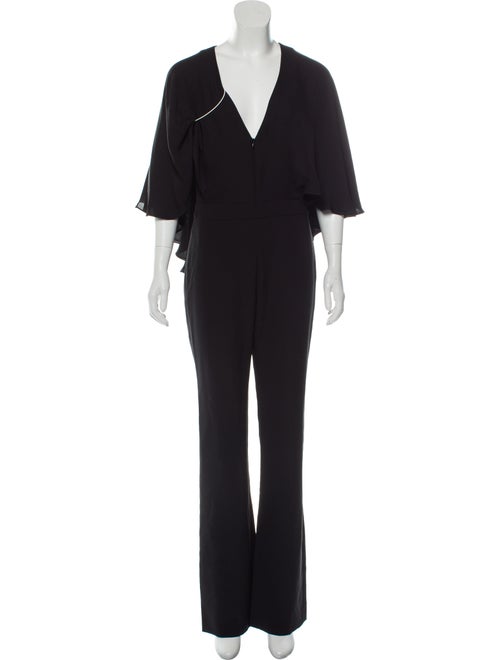 Haney Sleeveless Wide-Leg Jumpsuit Black
