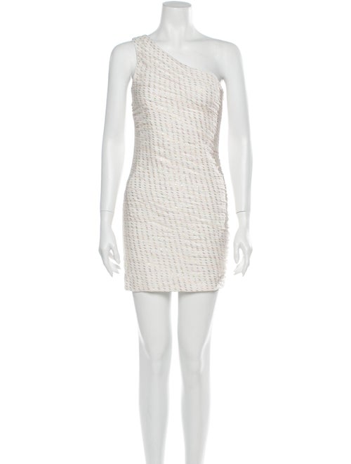 Haney One-Shoulder Mini Dress White