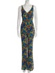 Haney Printed V-Neck Jumpsuit
