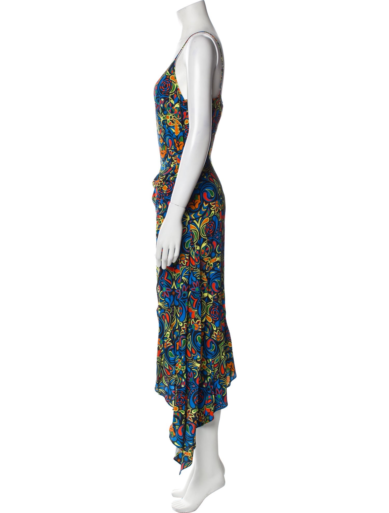 Haney Printed Long Dress