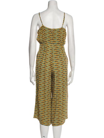 Haney Printed V-Neck Jumpsuit