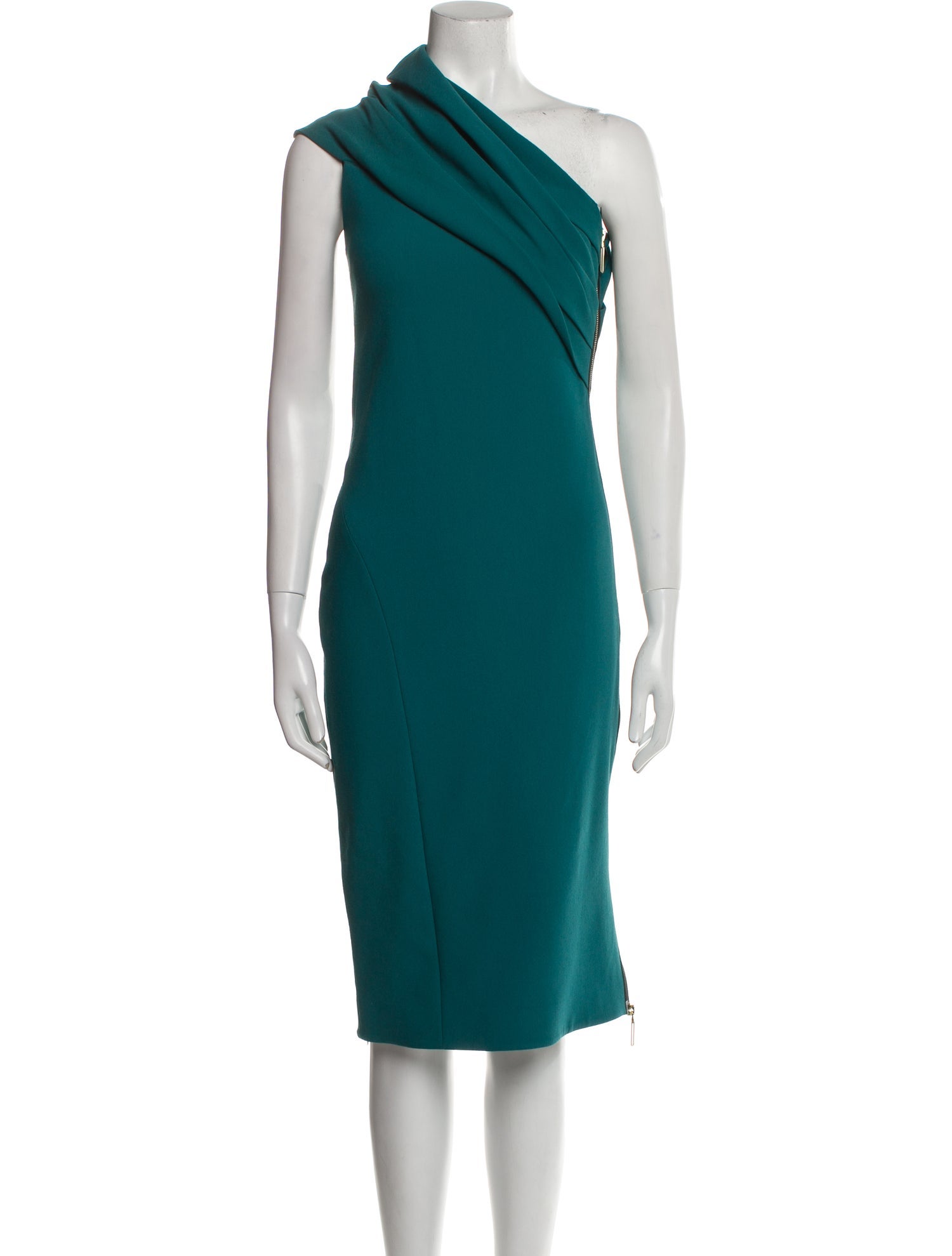 Haney One-Shoulder Midi Length Dress w/ Tags