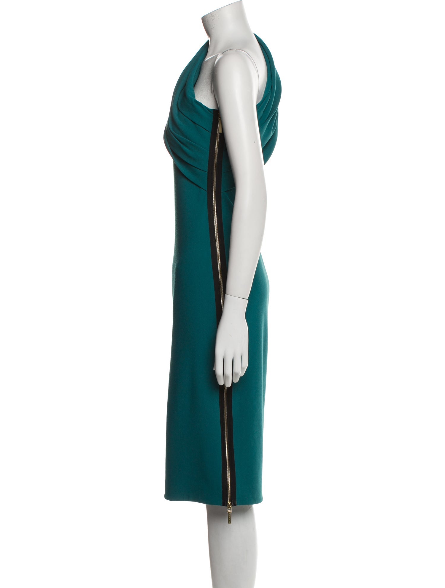 Haney One-Shoulder Midi Length Dress w/ Tags