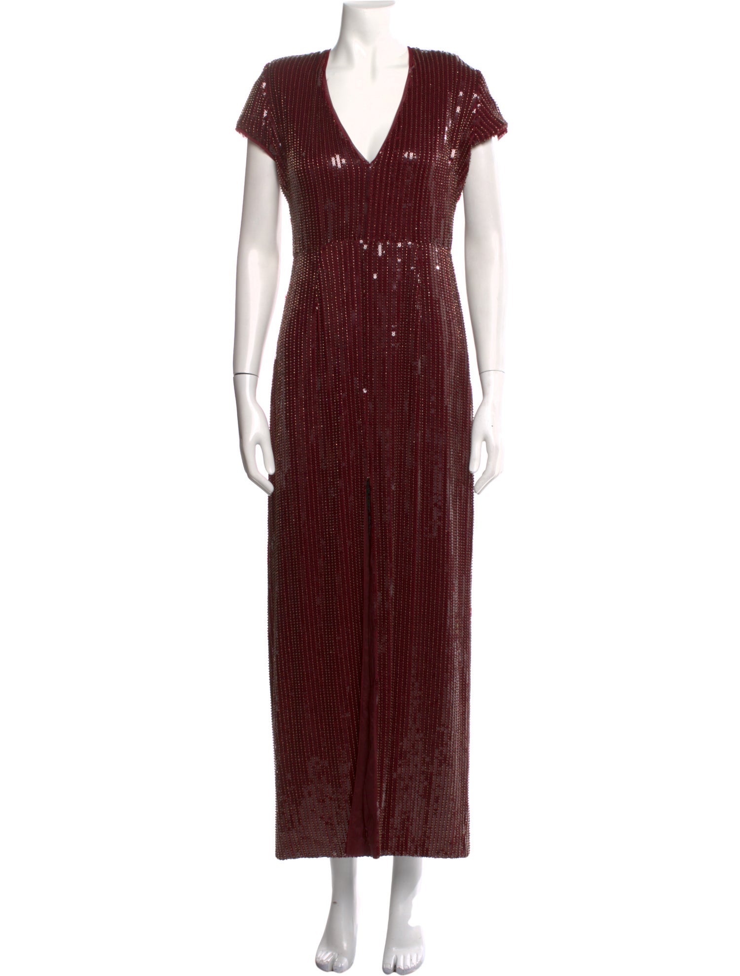 Haney V-Neck Long Dress