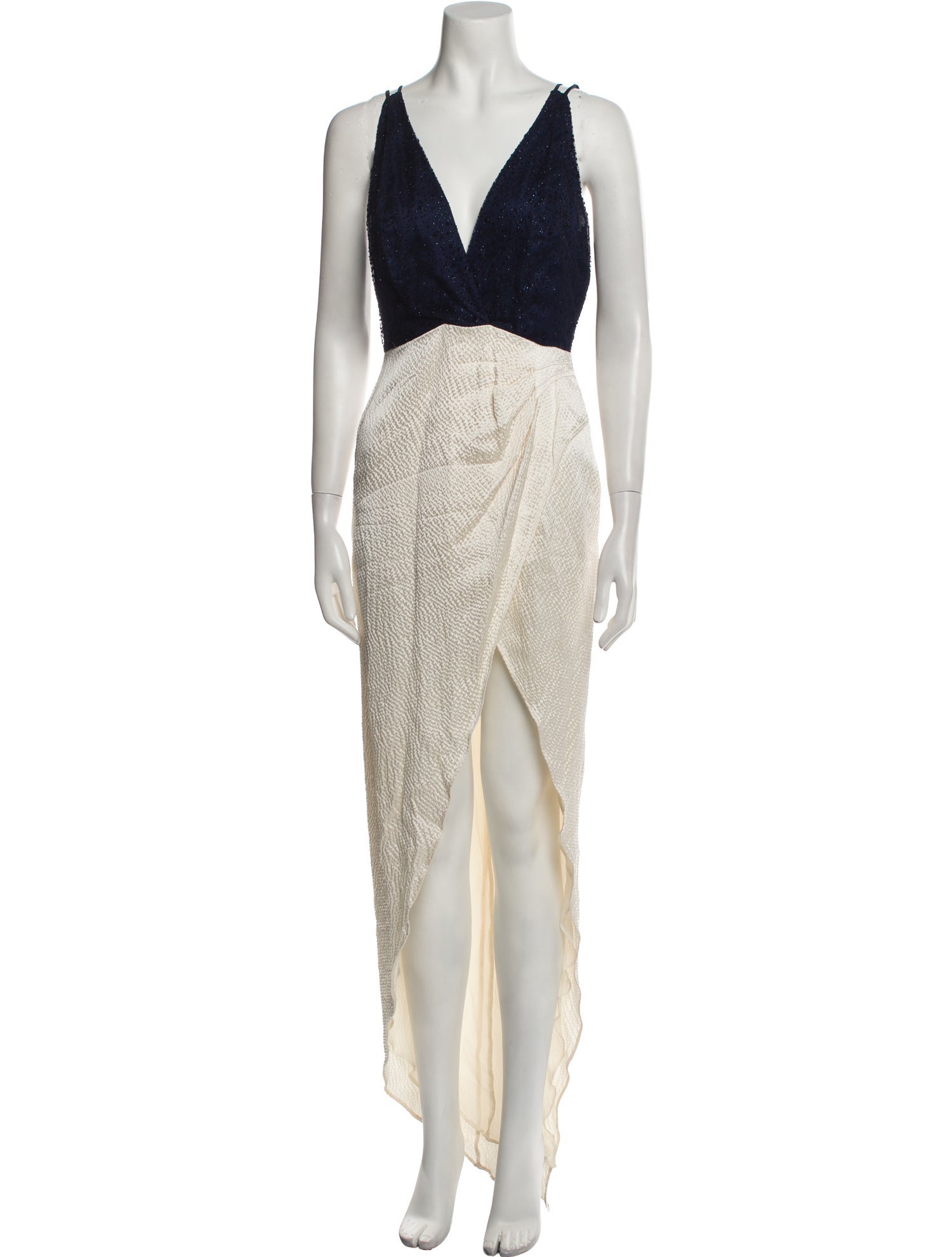 Haney V-Neck Long Dress