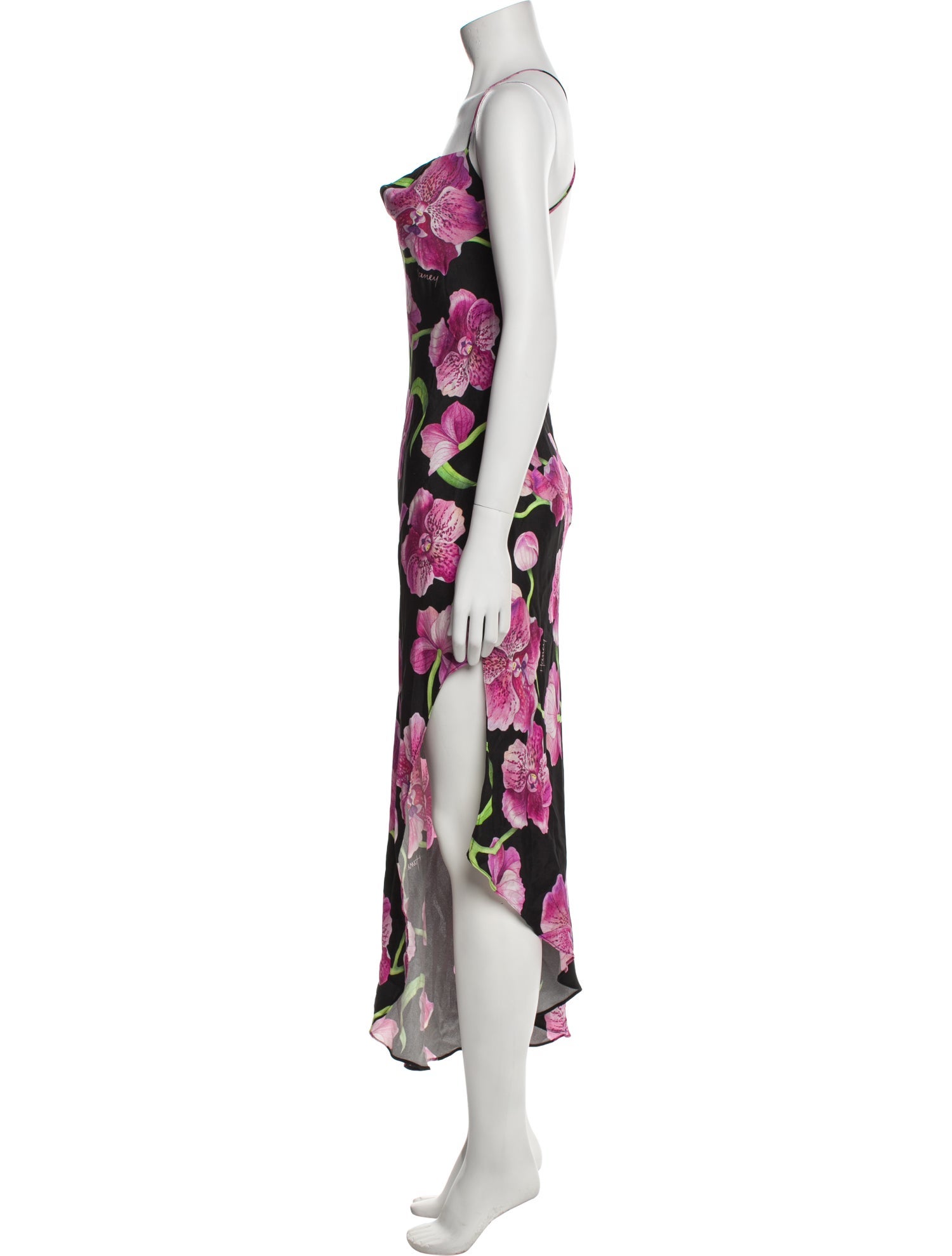 Haney Silk Midi Length Dress