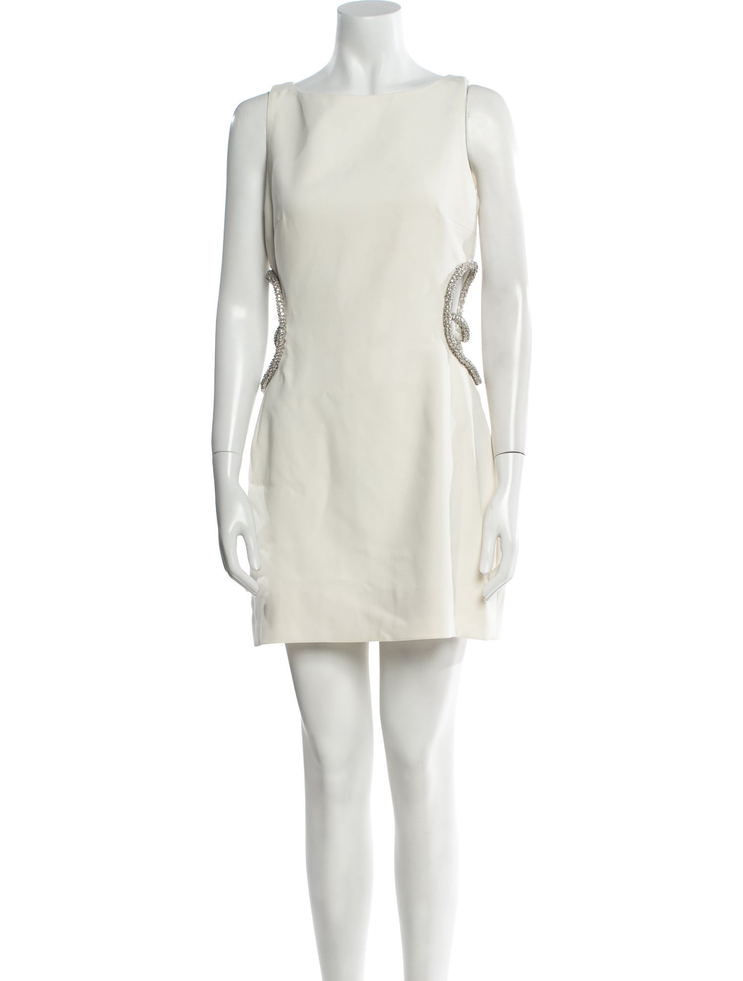 Haney Bateau Neckline Mini Dress