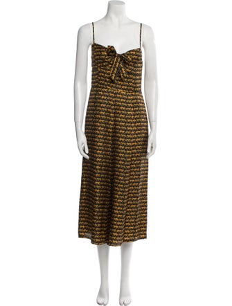 Haney Silk Printed Jumpsuit