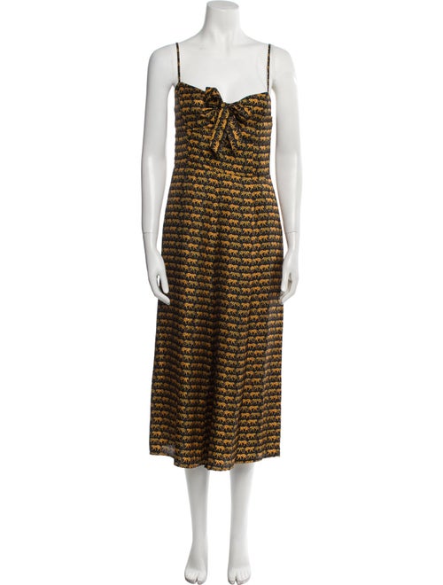 Haney Silk Printed Jumpsuit