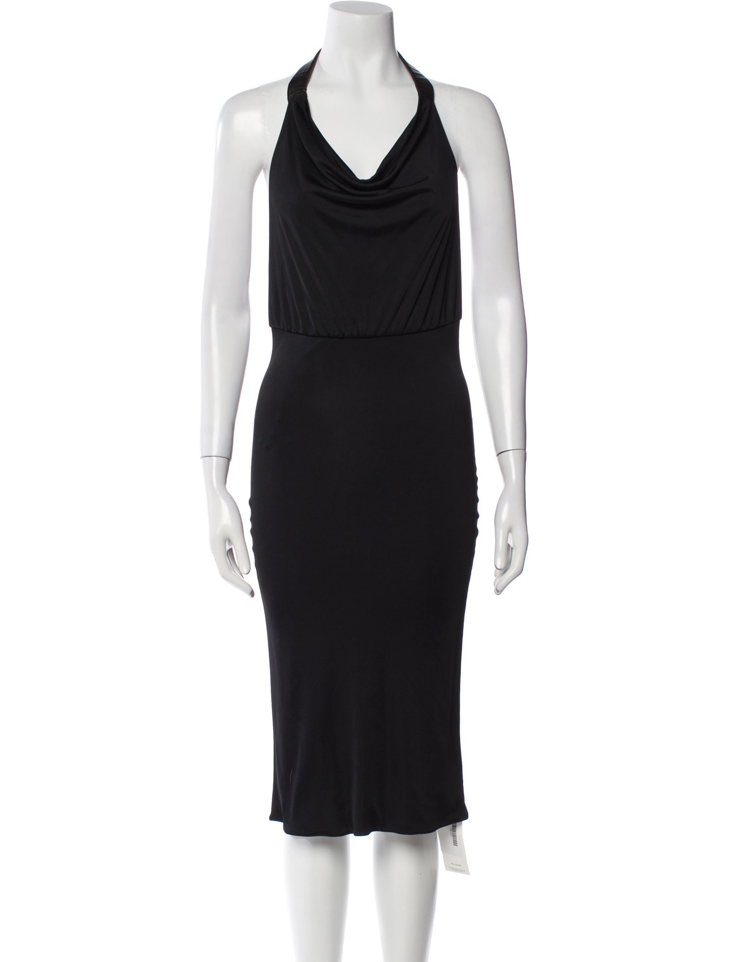 Haney Cowl Neck Midi Length Dress
