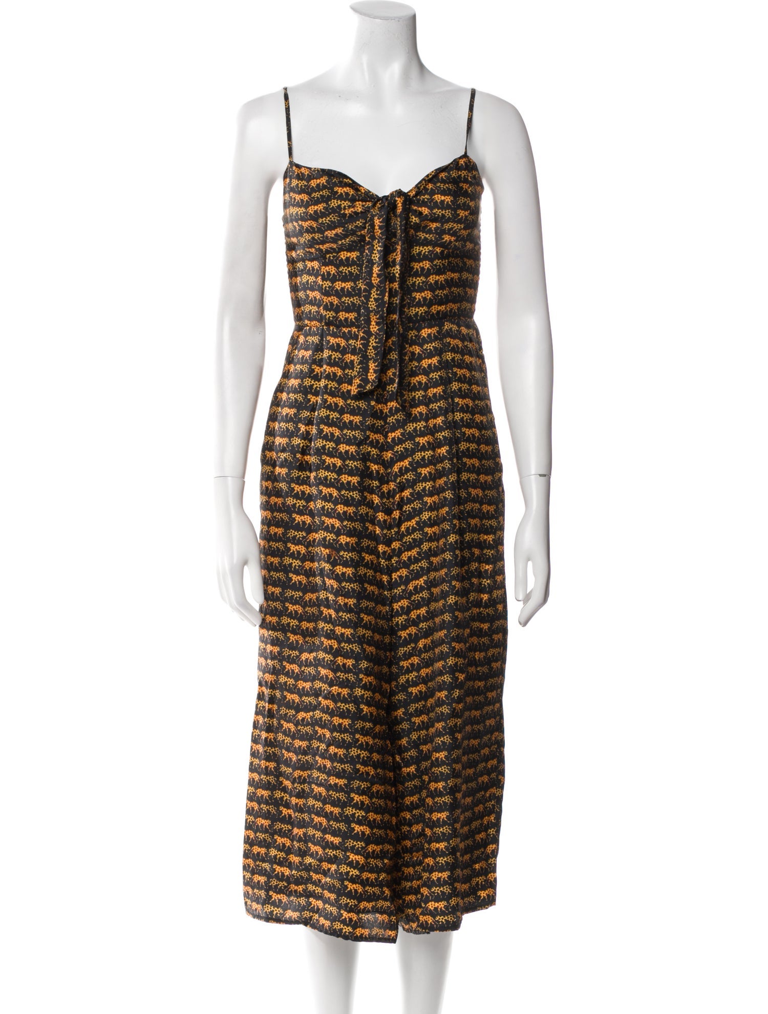 Haney Silk Printed Jumpsuit