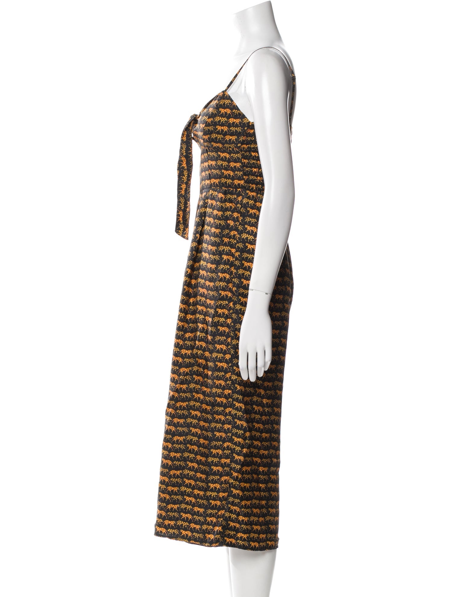 Haney Silk Printed Jumpsuit