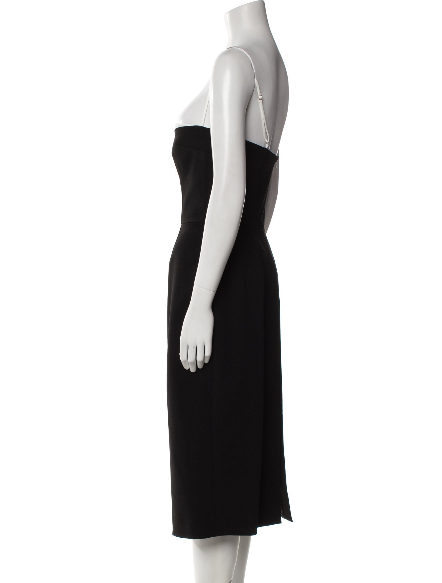 Haney Square Neckline Midi Length Dress