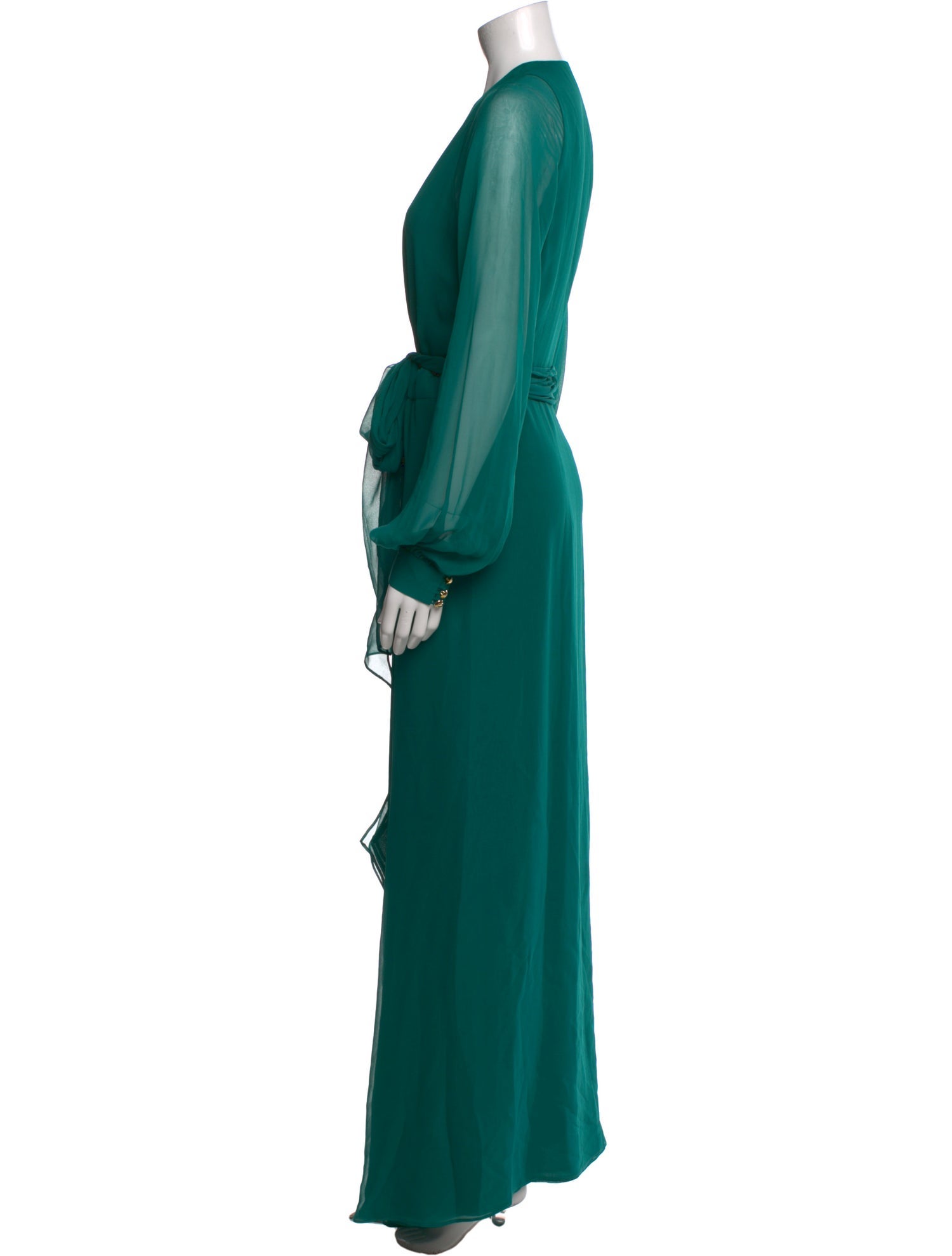 Haney Silk Long Dress