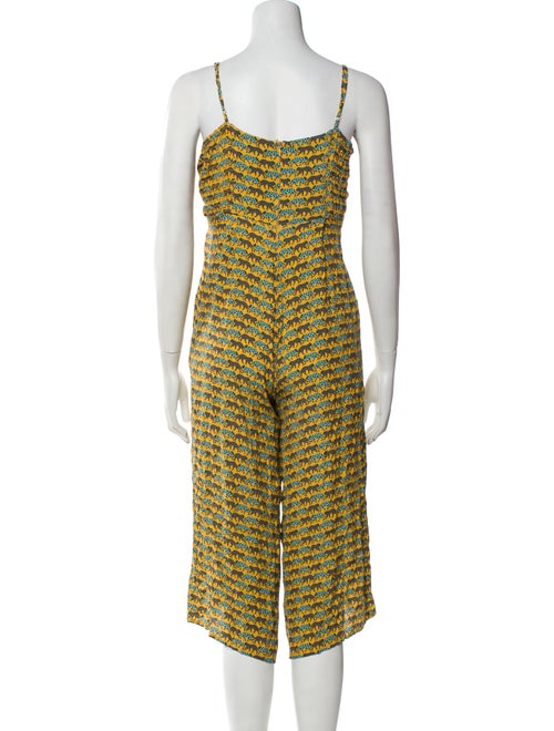 Haney Printed V-Neck Jumpsuit