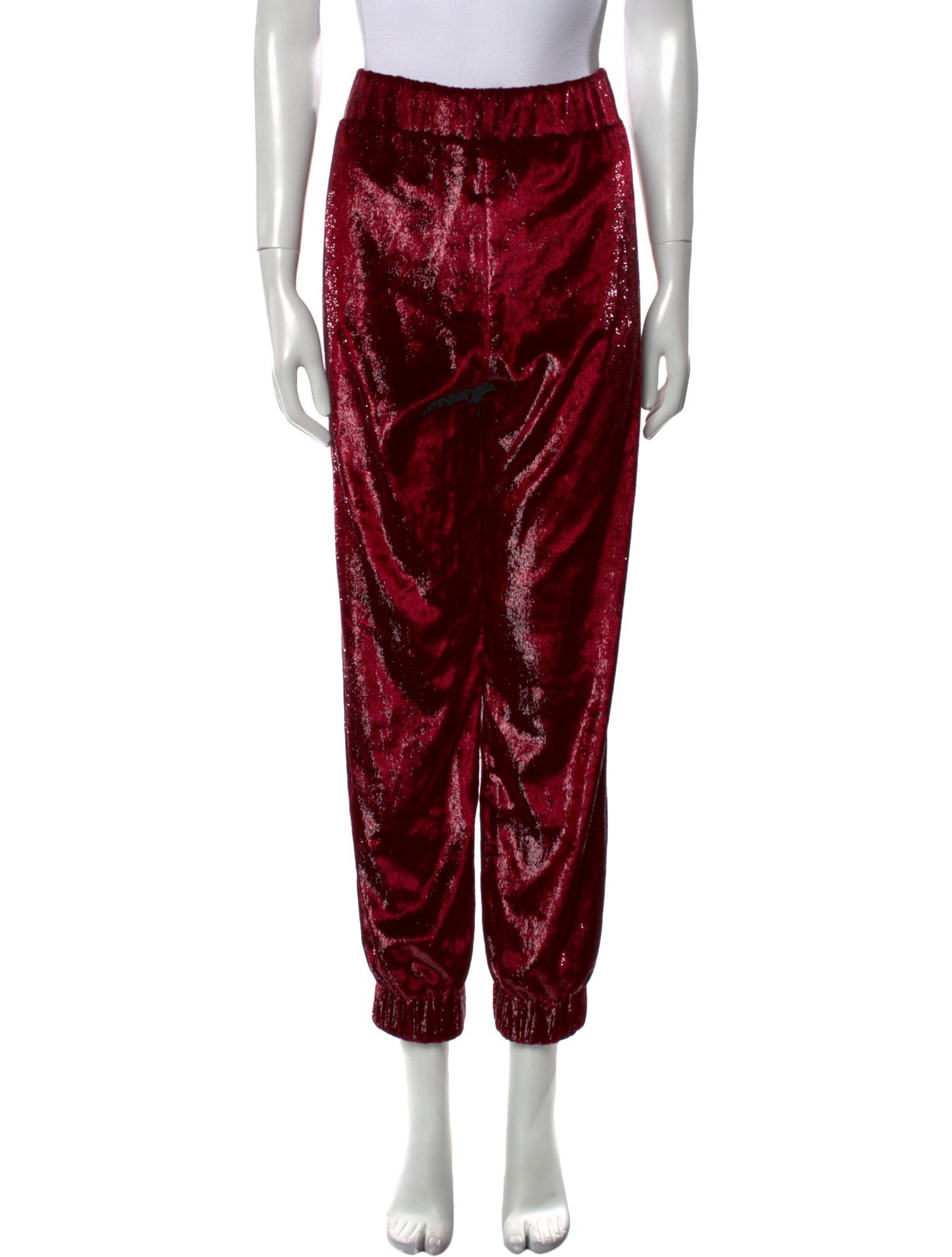 Haney Velvet Straight Leg Pants