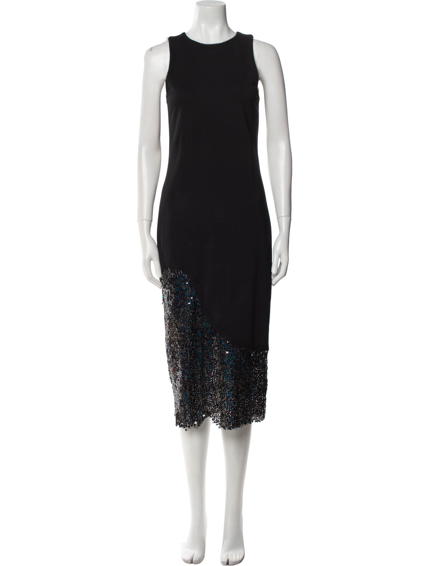 Haney Crew Neck Midi Length Dress