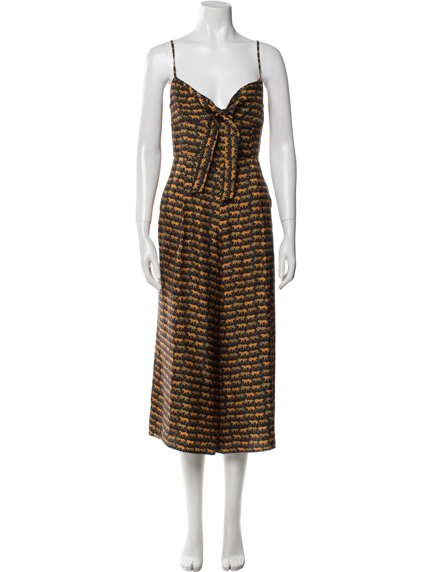 Haney Silk Printed Jumpsuit