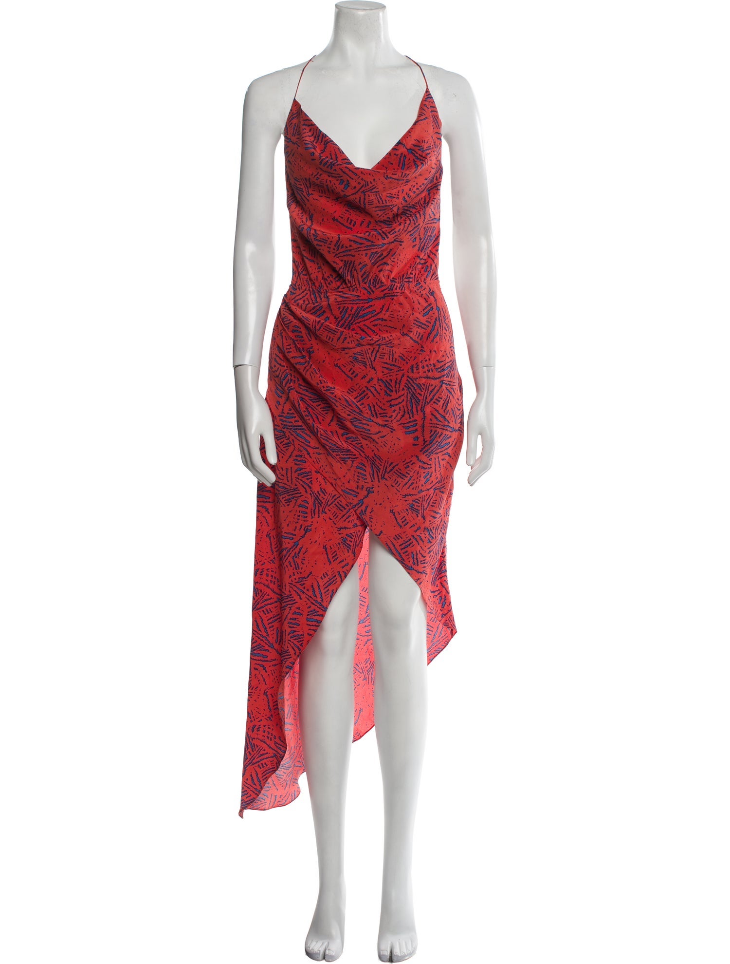 Haney Silk Knee-Length Dress