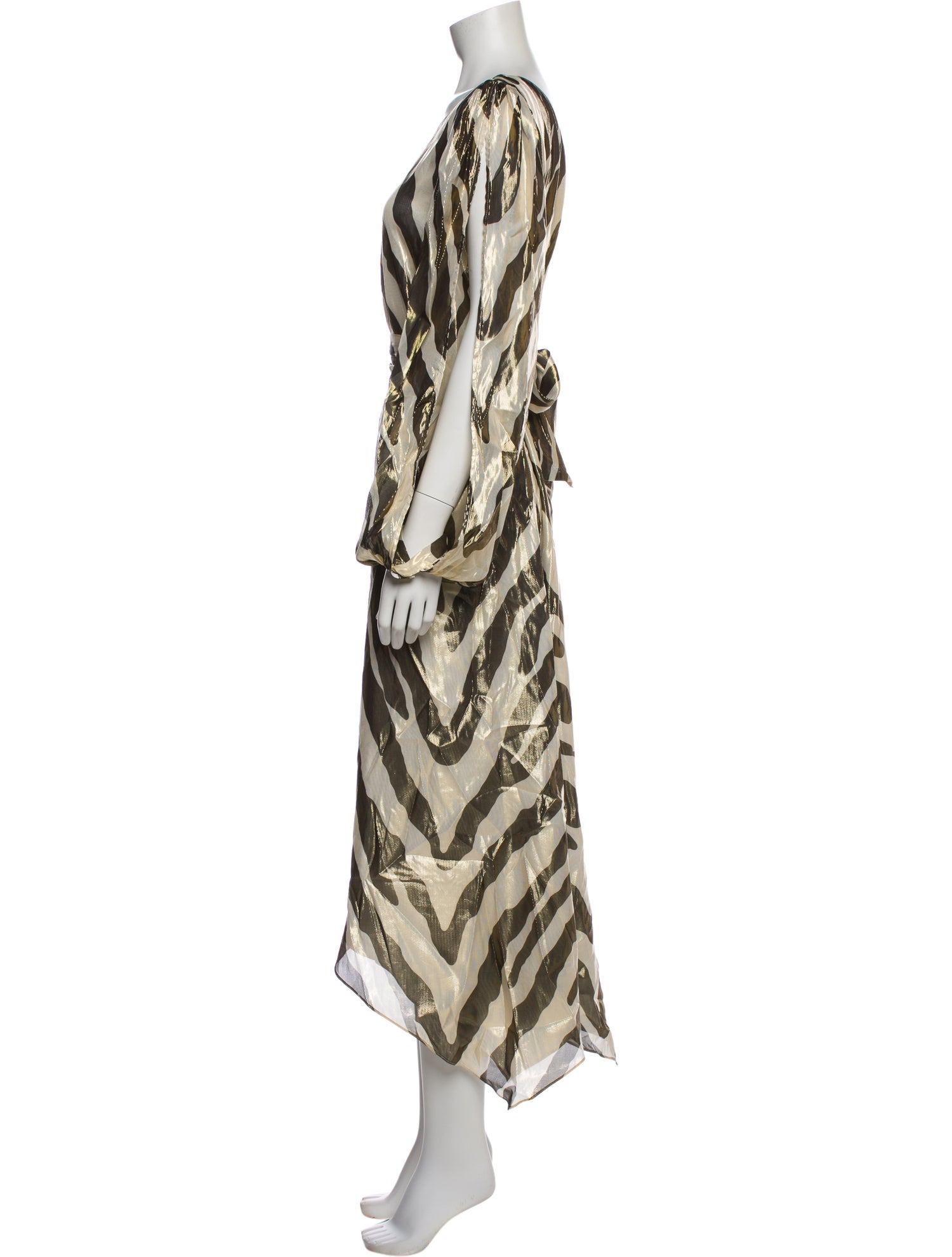 Haney Silk Long Dress