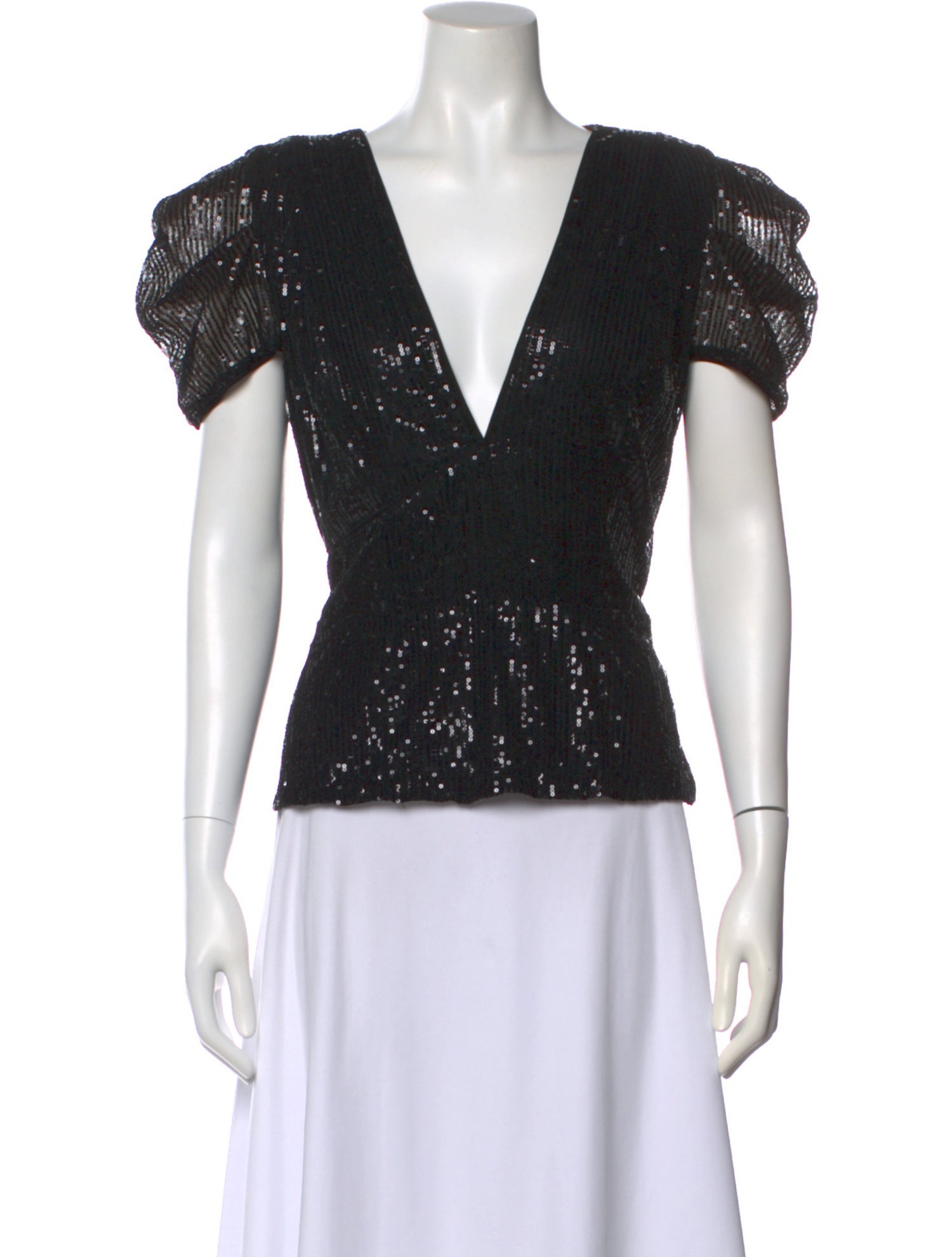 Haney V-Neck Short Sleeve Top