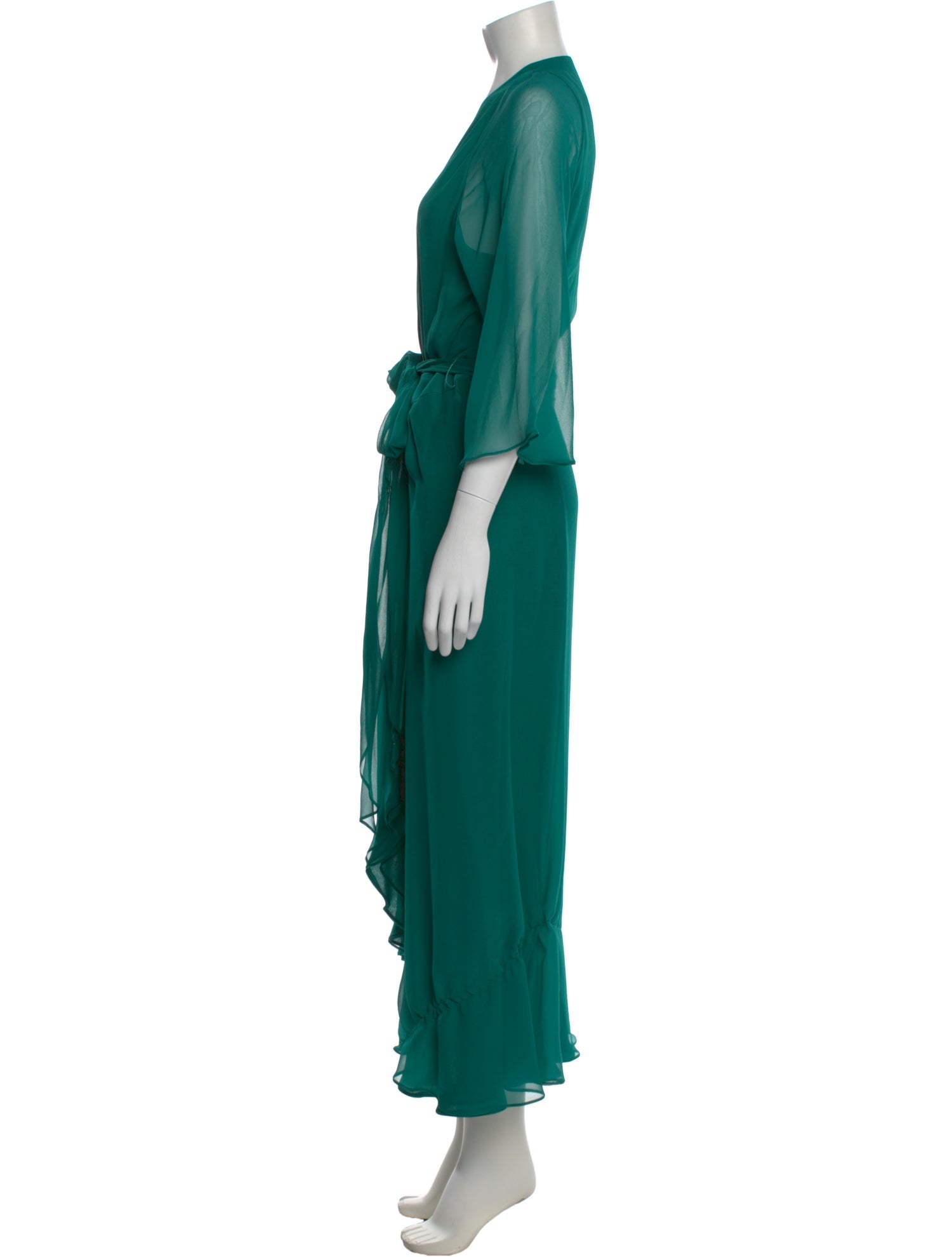 Haney Silk Long Dress