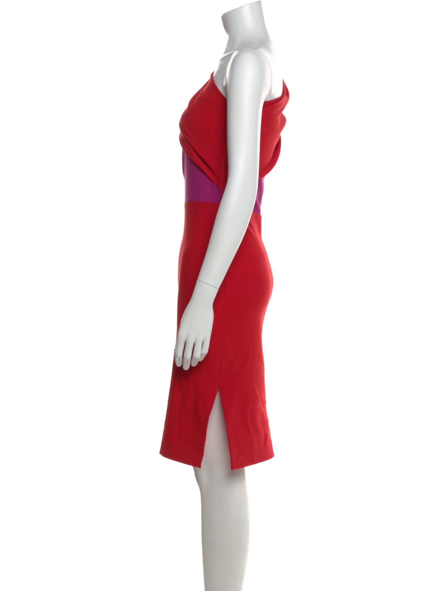 Haney One-Shoulder Midi Length Dress
