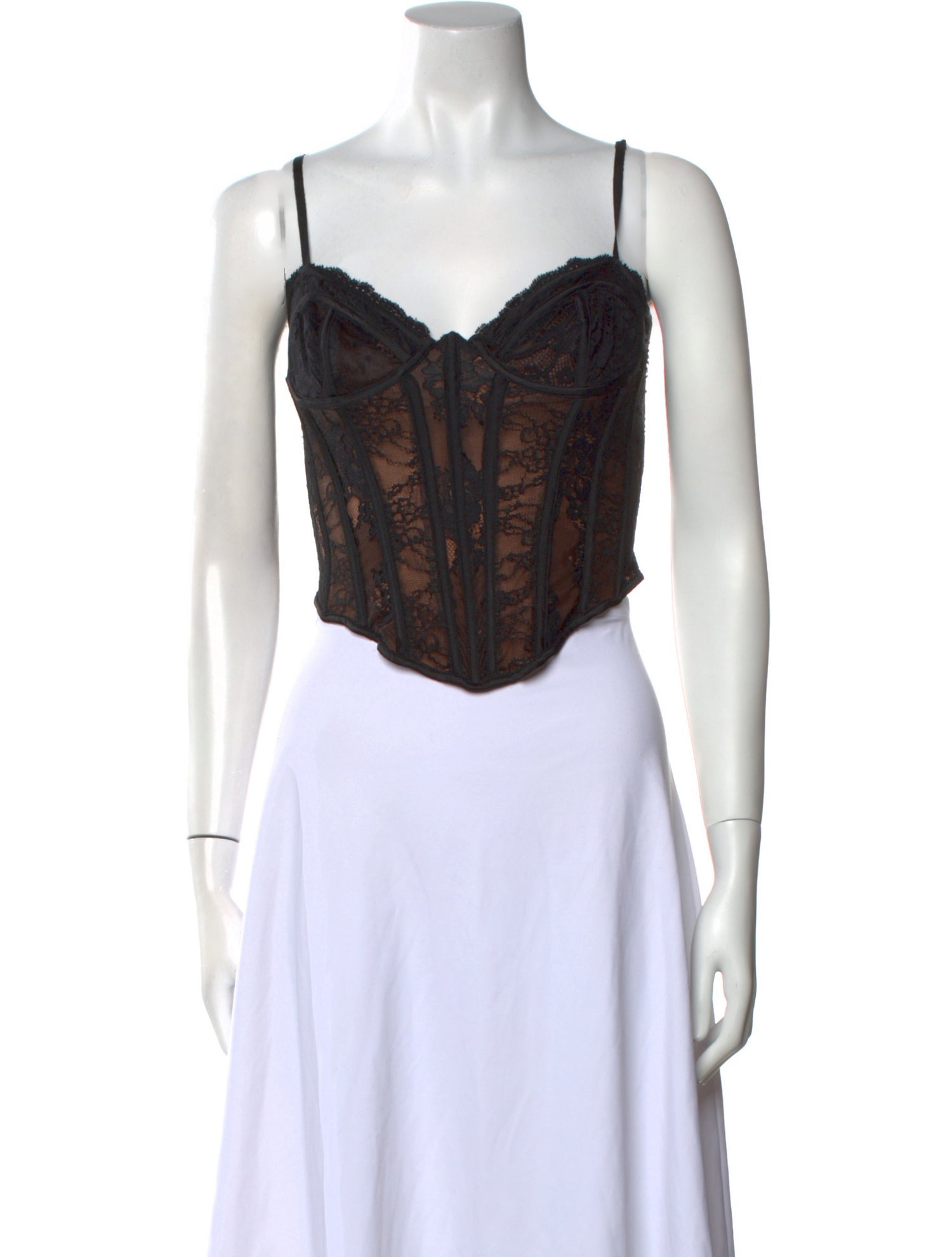 House of CB London Square Neckline Sleeveless Crop Top w/ Tags