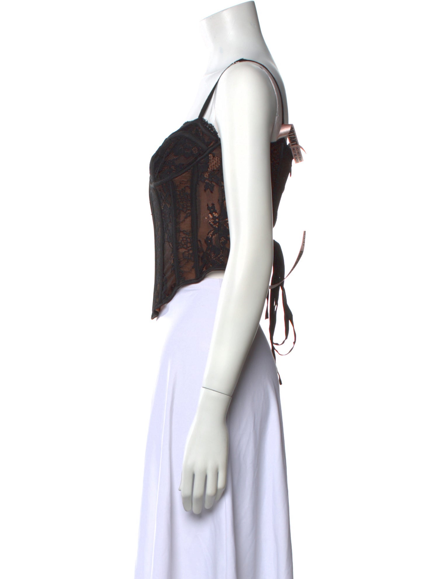 House of CB London Square Neckline Sleeveless Crop Top w/ Tags