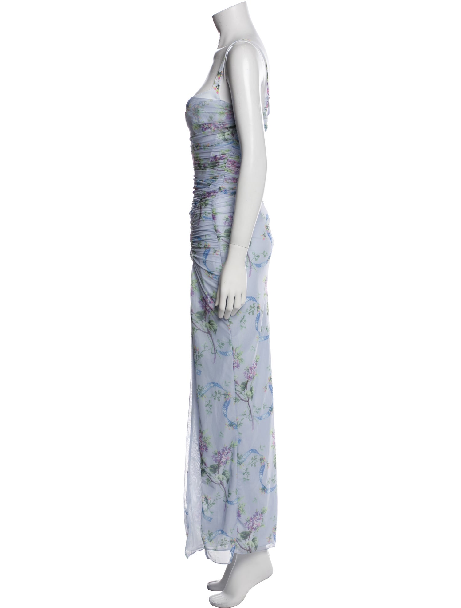 House of CB London Floral Print Long Dress