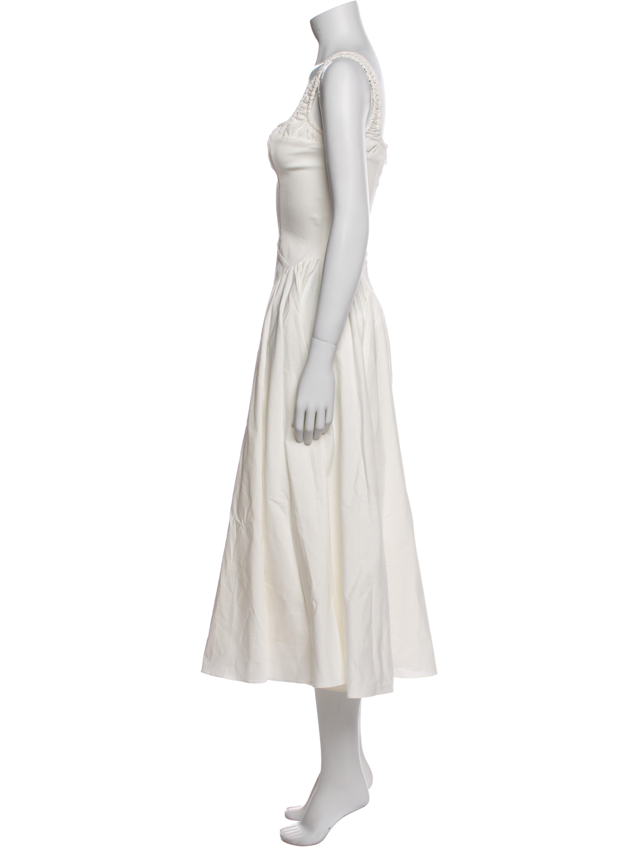 House of CB London Square Neckline Midi Length Dress