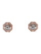 Hearts on Fire Diamond Lorelei Alternating Halo Stud Earrings