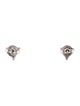 Hearts on Fire 18K Diamond Triplicity Triangle Stud Earrings