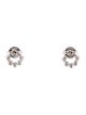 Hearts on Fire 18K Diamond Liliana Milgrain Circle Stud Earrings