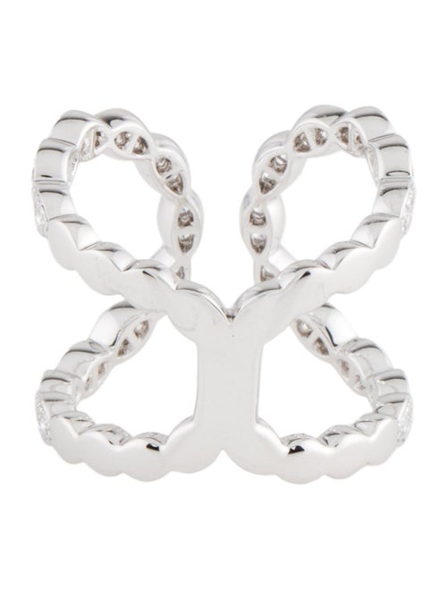 Hearts on Fire 18K Diamond Lorelei Floral Open Band Ring