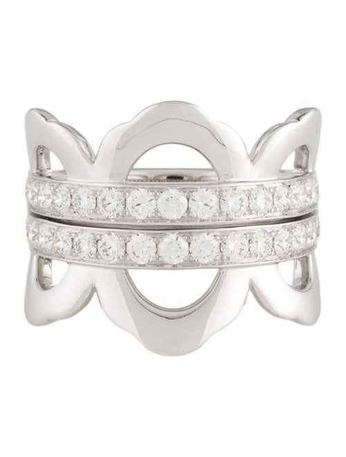 Hearts on Fire 18K 1.04ctw Diamond Lorelei Right Hand Band Ring