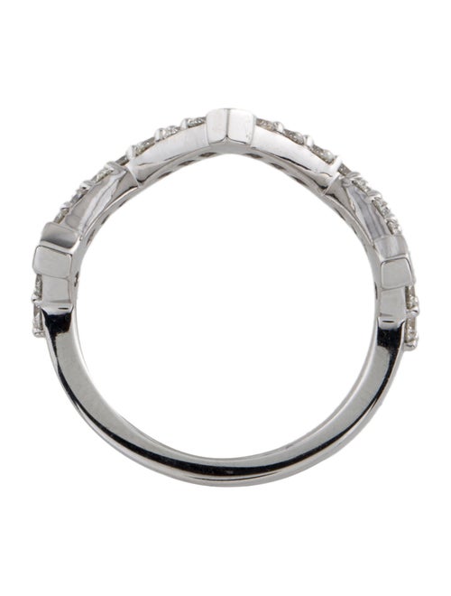 Hearts on Fire 18K Diamond Triplicity Pointed Band Ring