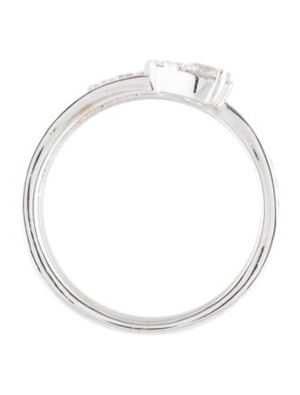 Hearts on Fire 18K 1.10ctw Diamond Aerial Four Row Right Hand Band Ring