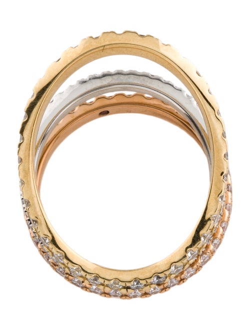 Hearts on Fire 1.42ctw Diamond Bring The Drama Power Eternity Band Ring