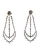 Hearts on Fire 18K Diamond Aerial Triple Diamond Chandelier Earrings