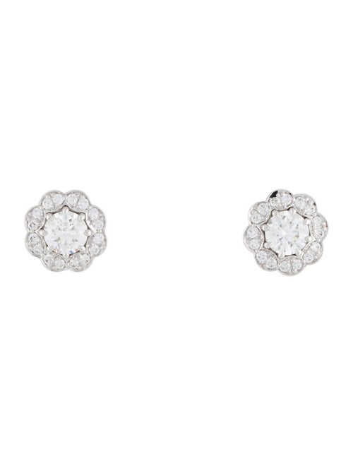 Hearts on Fire 18K Diamond Lorelei Halo Stud Earrings