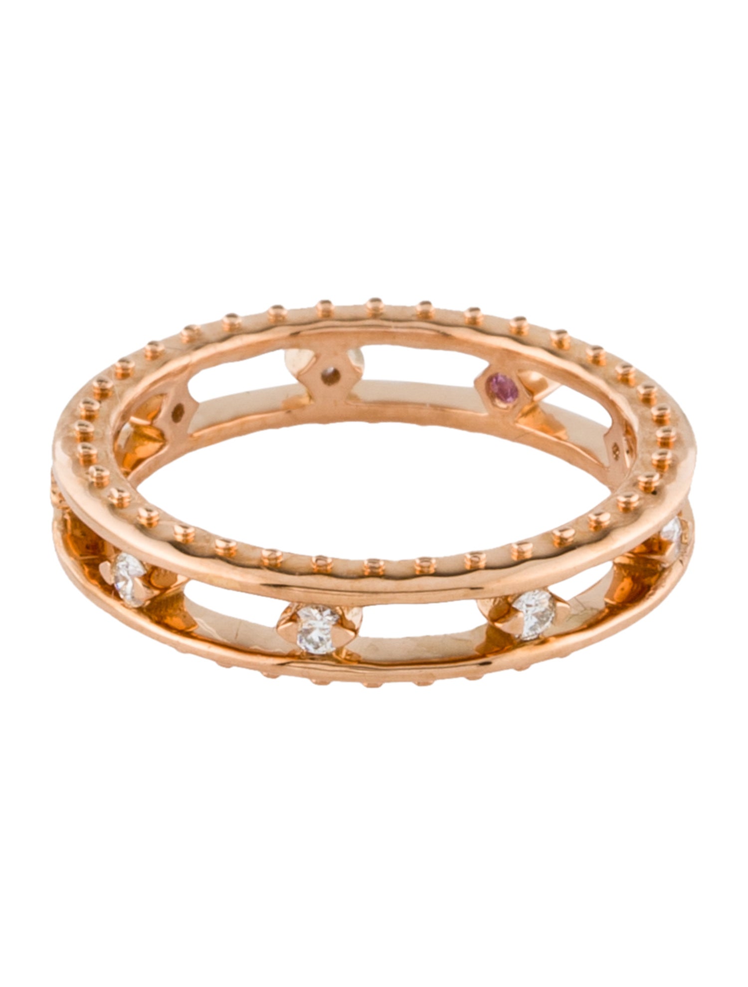 Hearts on Fire Hayley Paige 18K Floating Diamond Sloane Picot Band